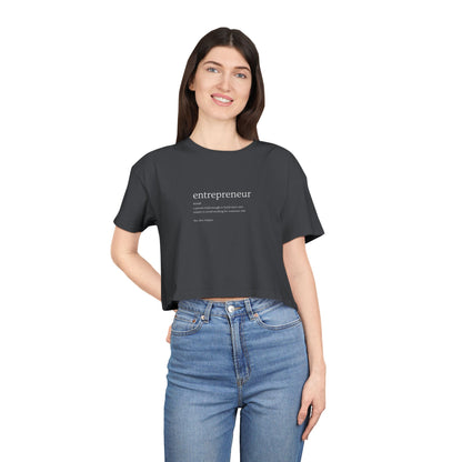 The Entrepreneur Crop Tee