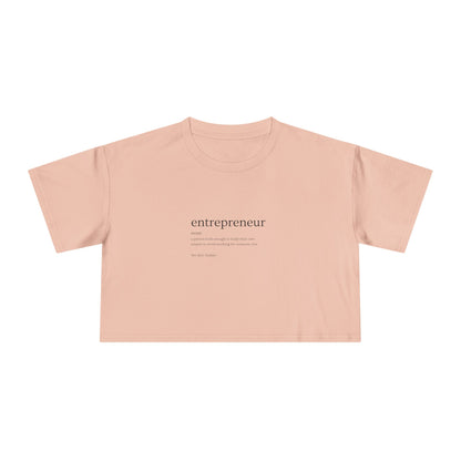 The Entrepreneur Crop Tee