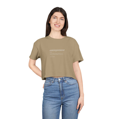 The Entrepreneur Crop Tee