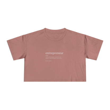 The Entrepreneur Crop Tee