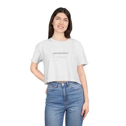 The Entrepreneur Crop Tee