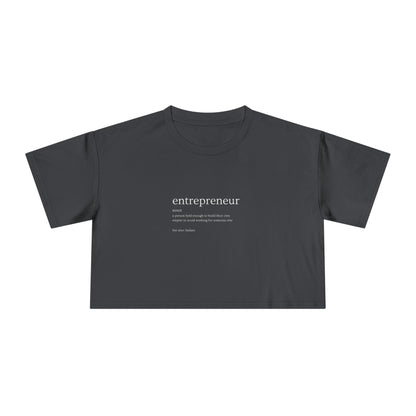 The Entrepreneur Crop Tee