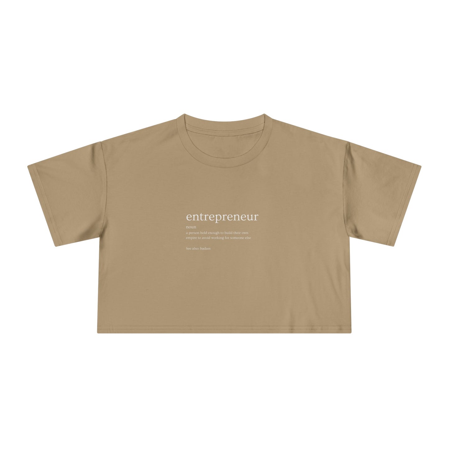 The Entrepreneur Crop Tee