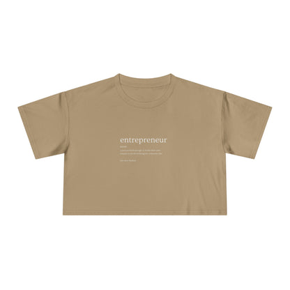 The Entrepreneur Crop Tee