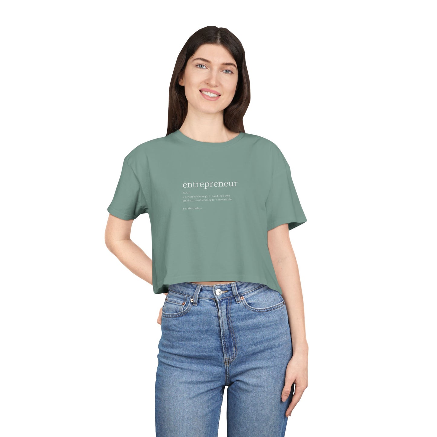 The Entrepreneur Crop Tee